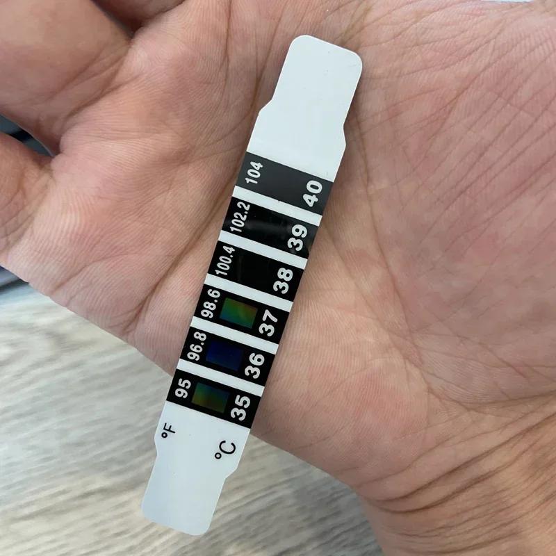 10/20 pièces front tête bande thermomètre eau lait thermomètre fièvre corps bébé enfant enfant Test