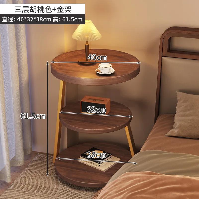 2025 table de chevet de style d'âge moyen, table d'appoint pour canapé, chambre à coucher, petit che