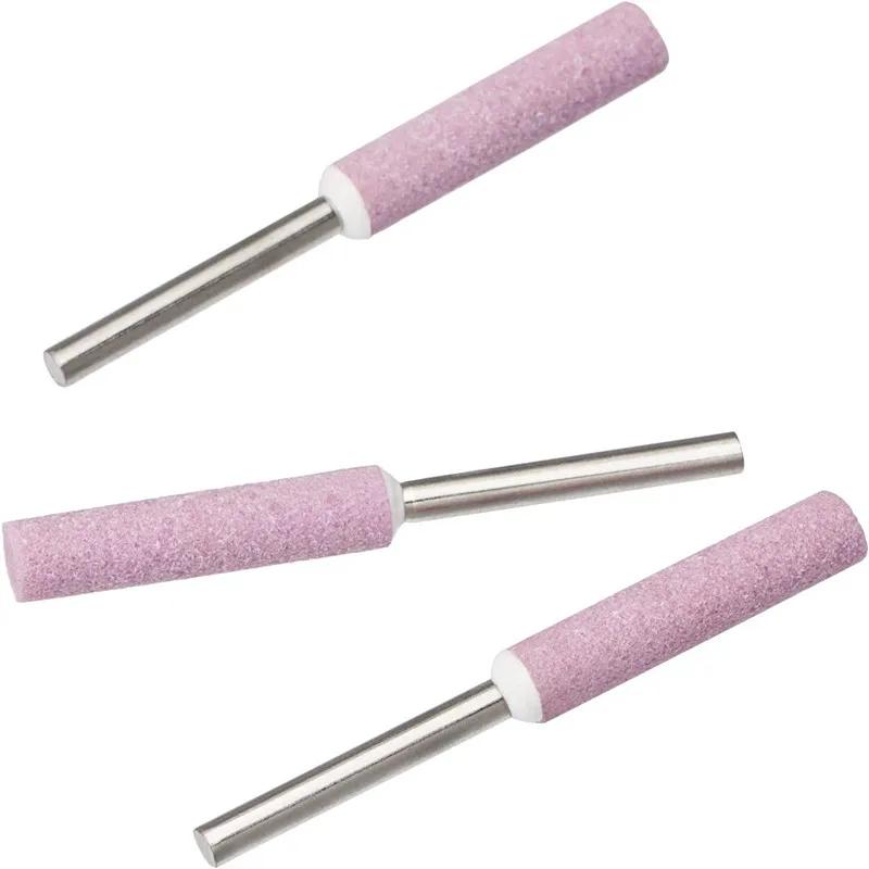 Affûteur de scie à chaîne en céramique, 8 pièces, lime en pierre 4mm 4.8mm 5.5mm, affûtage de scie à