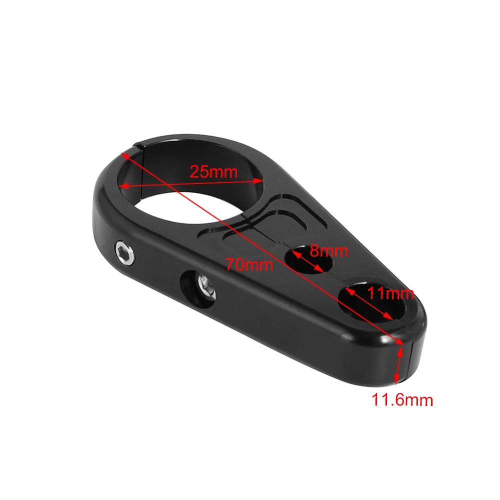 Pour Harley Dyna Sportster XL café Racer 1 "25mm cadre de moto guidon câble d'embrayage pince de lig