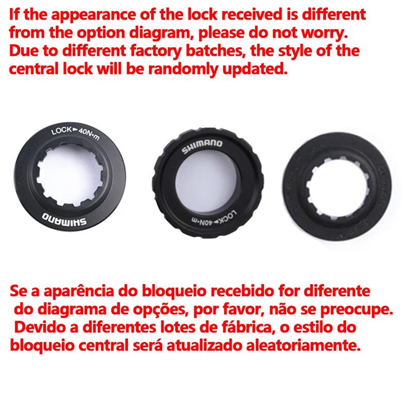Shimano Rotor MT800 MT900 CL800 CL900 Rotor à disque Rotor de verrouillage central pour frein de vél