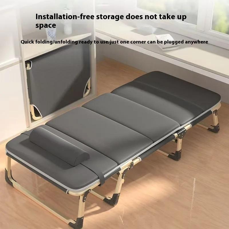 Lit pliant lit simple maison lit de sieste simple bureau lit de sieste en plein air chaise inclinabl