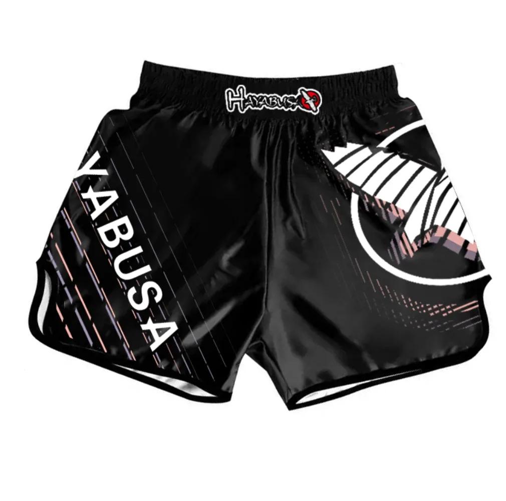 Short d'entraînement de boxe respirant combat boxe combat Sanda salle d'arts martiaux Muay MMA Thai