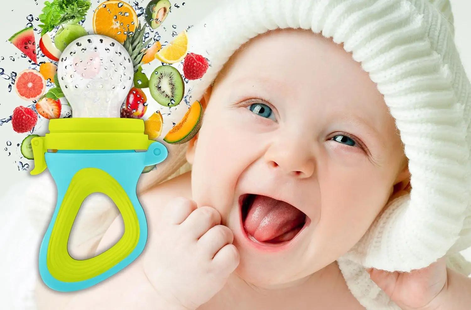 BiSantos à presser en silicone pour nouveau-né, sucette pour bébé, entraînement, cuillère à riz, cér