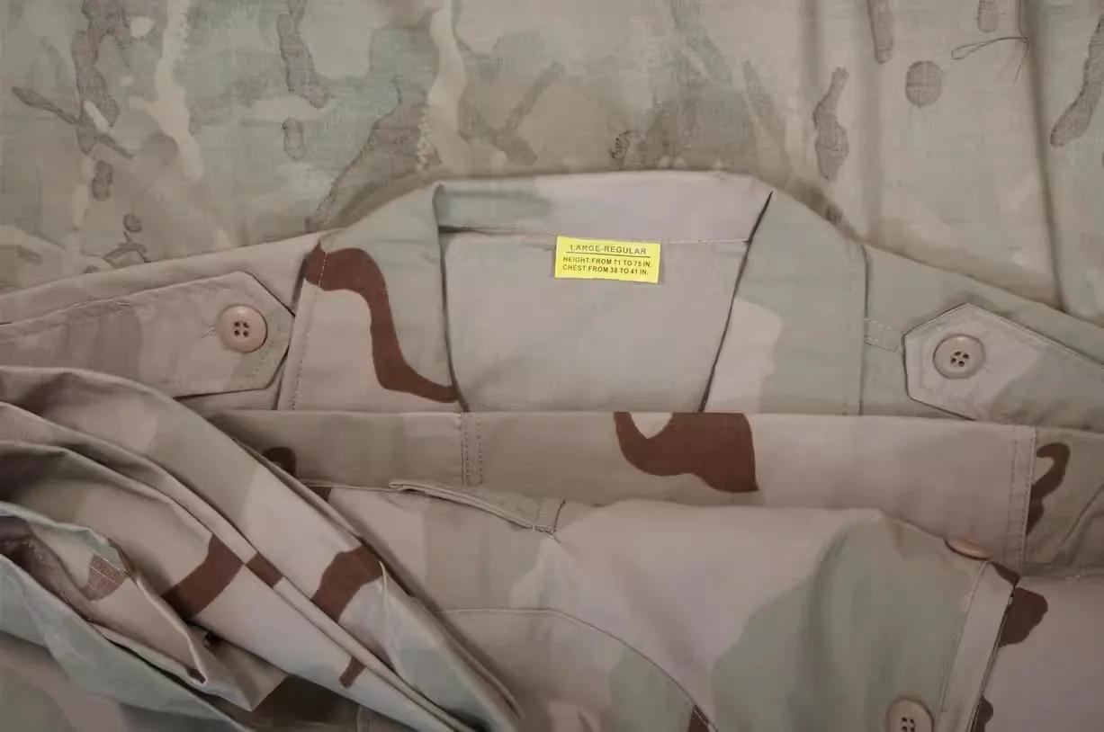 Uniforme combat désert TOM DCU tactique : camouflage plein air entraînement chasse