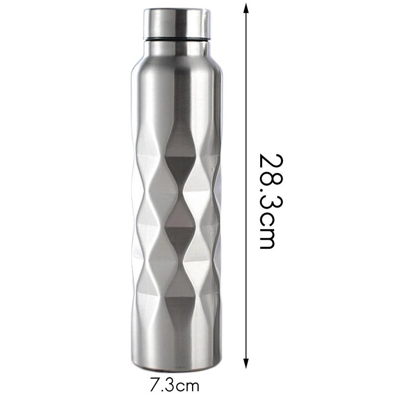 Bouteille d'eau en acier inoxydable à paroi unique, bouteille de bière portable, clic de cola HI, sa