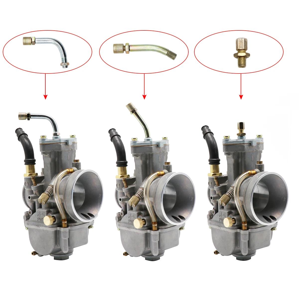 ZS Racing – câble d'accélérateur à 90 degrés, pour PHBG Keihin PWK PJ PWM PE Mikuni TM VM, Tube de c