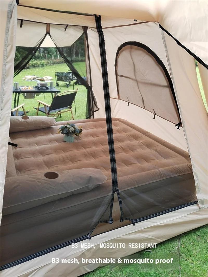 Lohascamping grande tente d'air de Camping pour 4-5 personnes abri d'air tente dôme randonnée famili