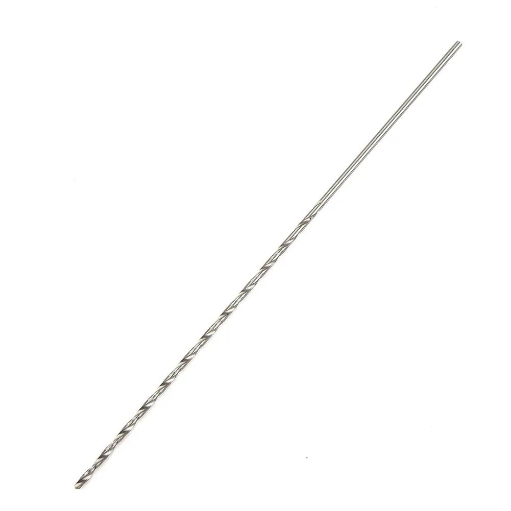Jeu de forets hélicoïdaux HSS à queue droite extra longs de 2mm/3mm/4mm/5mm/6mm de diamètre, outil é