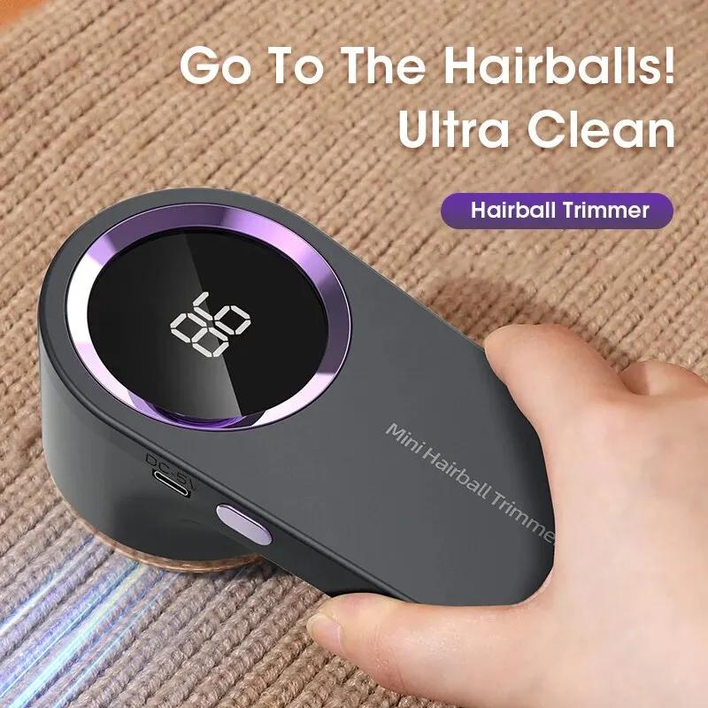 Dissolvant de peluches pour vêtements, dissolvant de peluches électrique numérique LED, Rechargeable