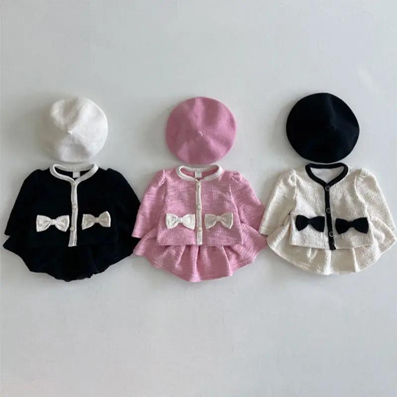 Ensembles d'automne pour bébé, costume polyvalent à la mode pour nouveau-né, petit Style parfumé, vê