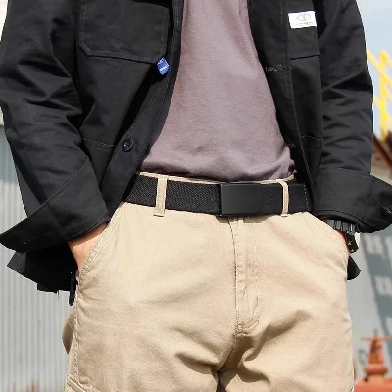 Nouveaux hommes Ceinture nouvelle mode unisexe armée tactique Ceinture jean mâle décontracté luxe to