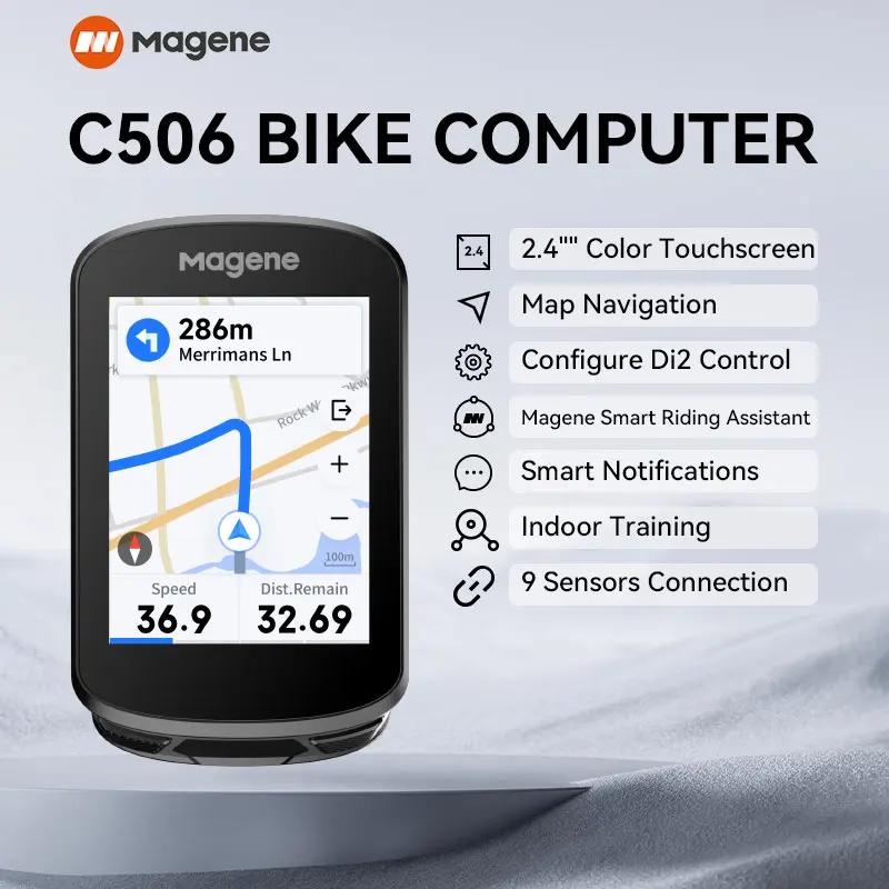 Magene-Ordinateur de vélo GPS Snowboard, navigation WiFi, compteur de vitesse, écran tactile, VTT, r