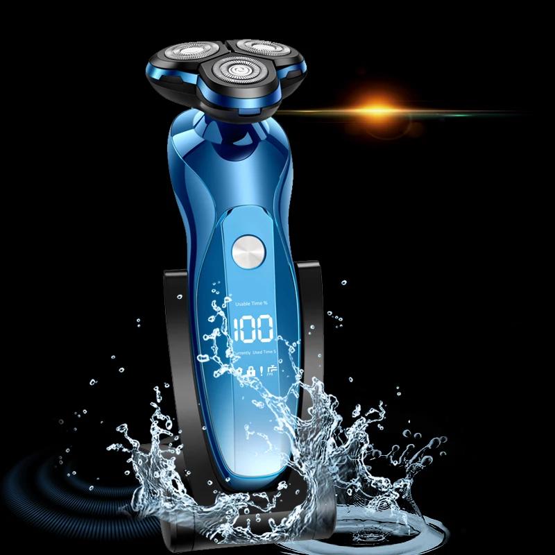 ZOZEN rasoir électrique rasoir rotatif rasoir électrique tondeuse à barbe corps coupe de cheveux Mac