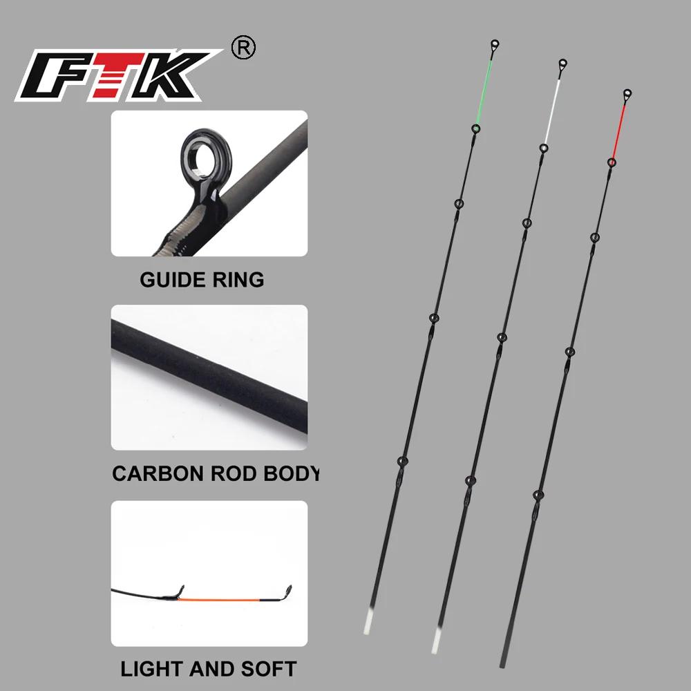 FTK Fiber Glass Top Tip M/L/H 50-120g Feeder carp rod Top Tip Accessoires de pêche Matériel de pêche