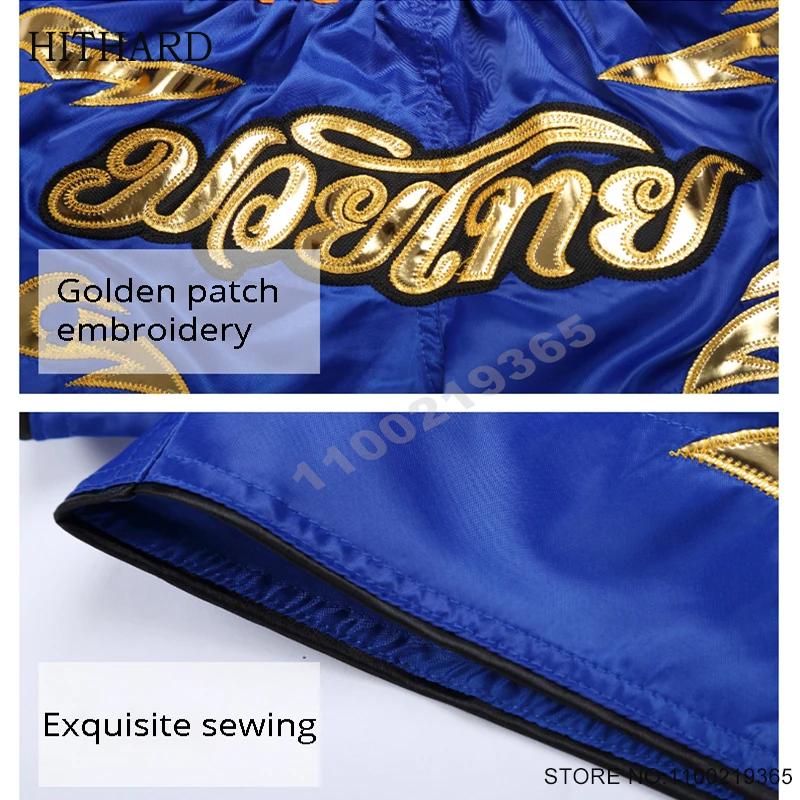 Muay Thai Shorts classique rétro Kick Boxing pantalons d'entraînement hommes femmes enfants garçon f