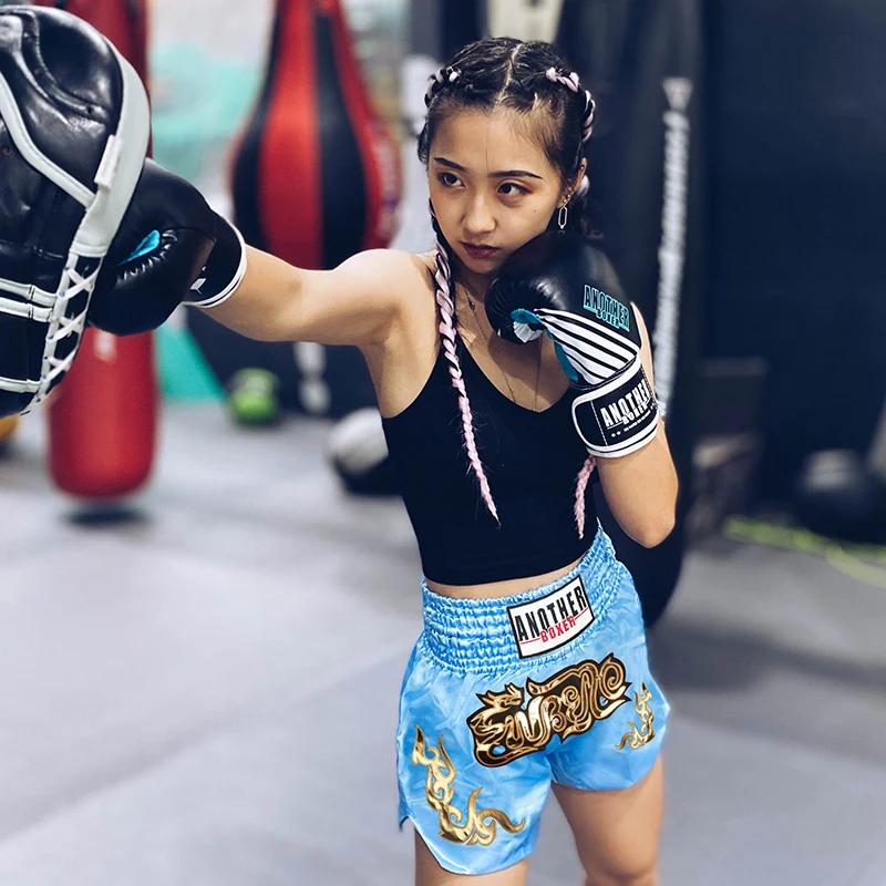 Short de combat de boxe pour hommes et femmes, short MMA Muay Thai de couleur Patchwork, vêtements d
