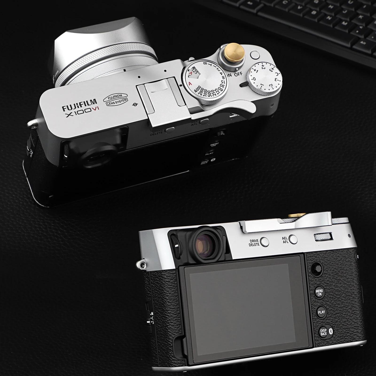 Haoge THB-X2S Métal Alicante Chaude Pouce Up AssistHand Grip pour Fujifilm Fuji X100VI X100V Caméra