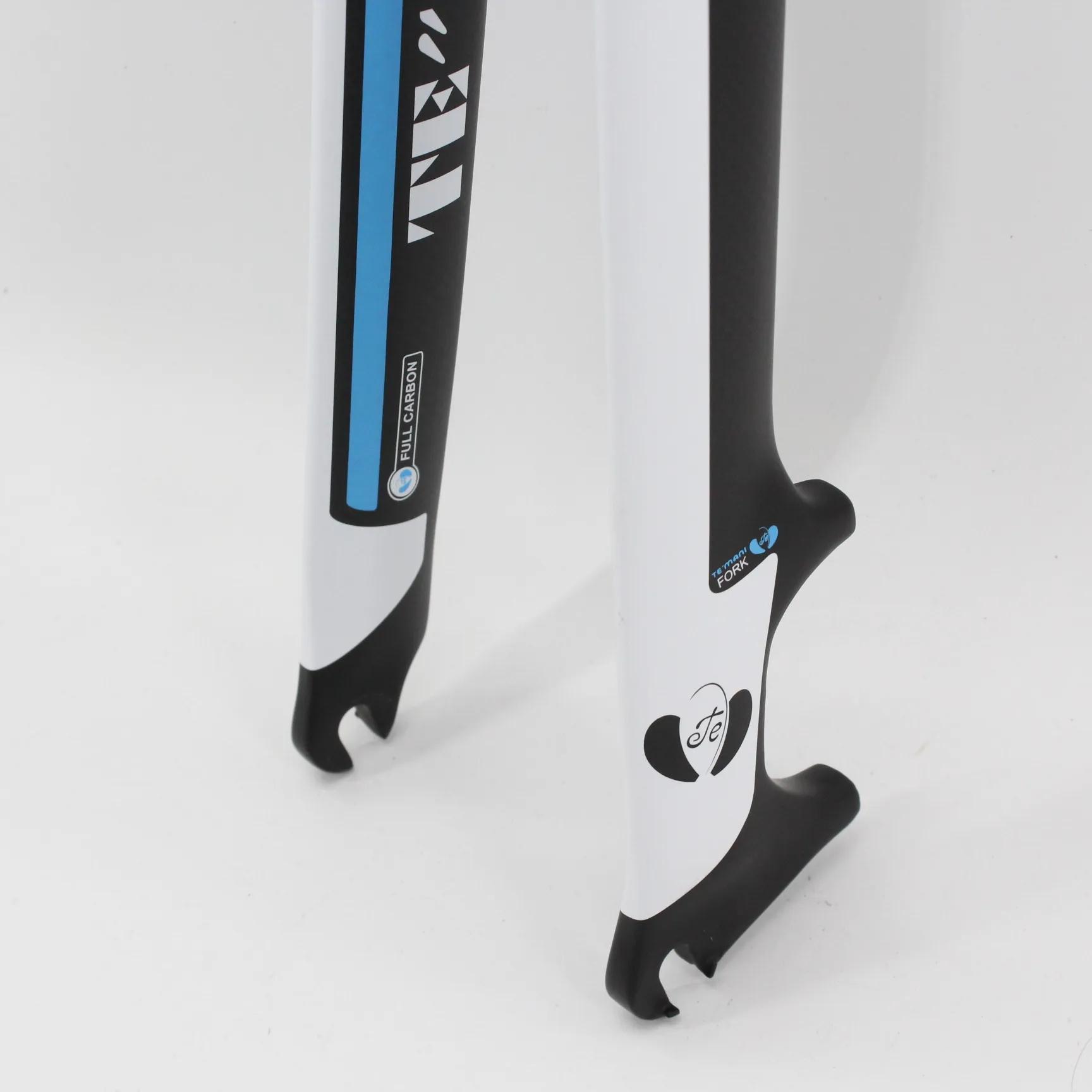 TEMANI-Fourche avant de vélo de course en fibre de carbone 3K, 700C, frein à disque, 4 couleurs