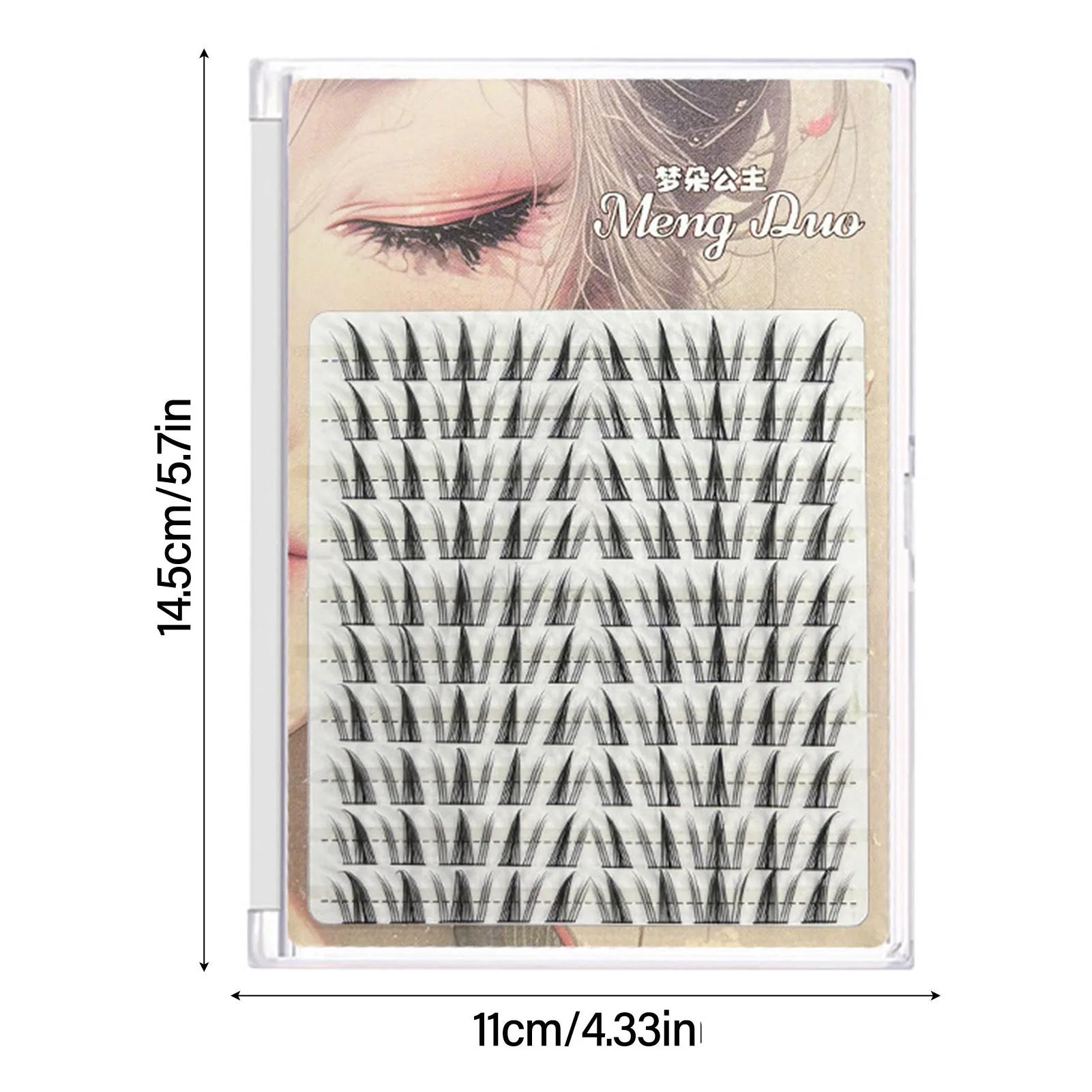 Extensions de cils 3D, 60/100 pièces, Volume recourbé, faux cils, maquillage Cosplay pour femmes et