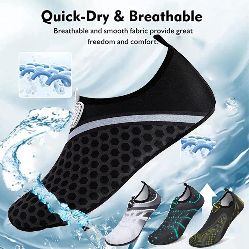 Chaussures d'eau unisexes antidérapantes - Parfaites pour la natation et la plongée en apnée