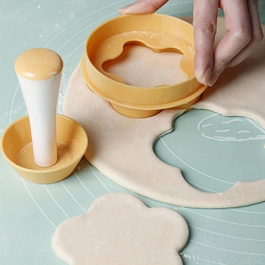Ensemble de doseur de pâte à pâtisserie, coupe-gâteau en forme de fleur, moule à gâteau créatif, pre