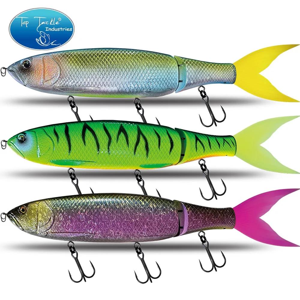 Leurre de pêche 370mm appât de natation articulé flottant/coulant 19 couleurs géant dur Section leur