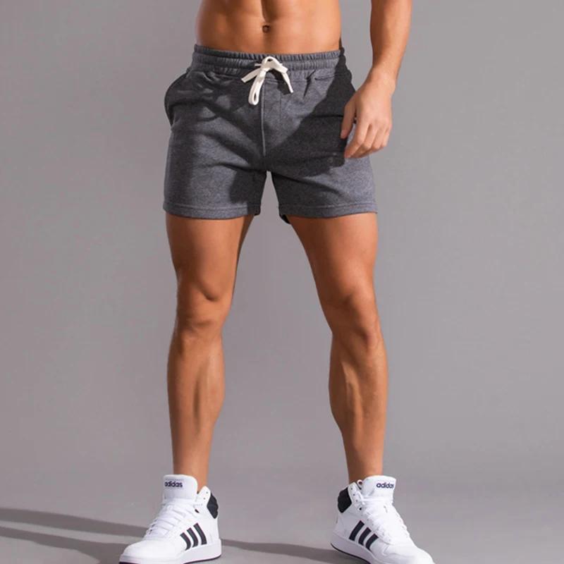 Short de course en coton pour hommes, sous-vêtements de Sport décontractés, Yoga, entraînement, boxe