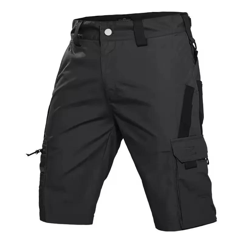 Pantalon de travail militaire vert pour hommes, short d'entraînement de Camouflage de couleur unie,