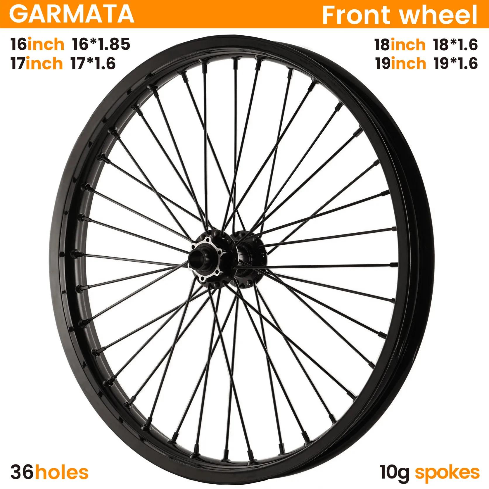 Roue avant vélo GARMATA 17 19 pouces largeur 1.6 36 trous rayons 10g moyeu 110x20mm