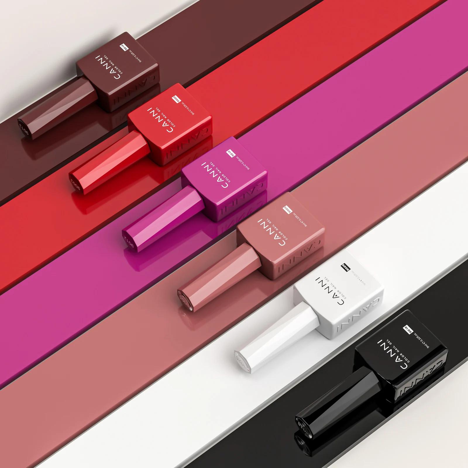 9ml CANNI HEMA/TPO gratuit couleur rose nu vernis à ongles couverture complète Semi Permanent longue