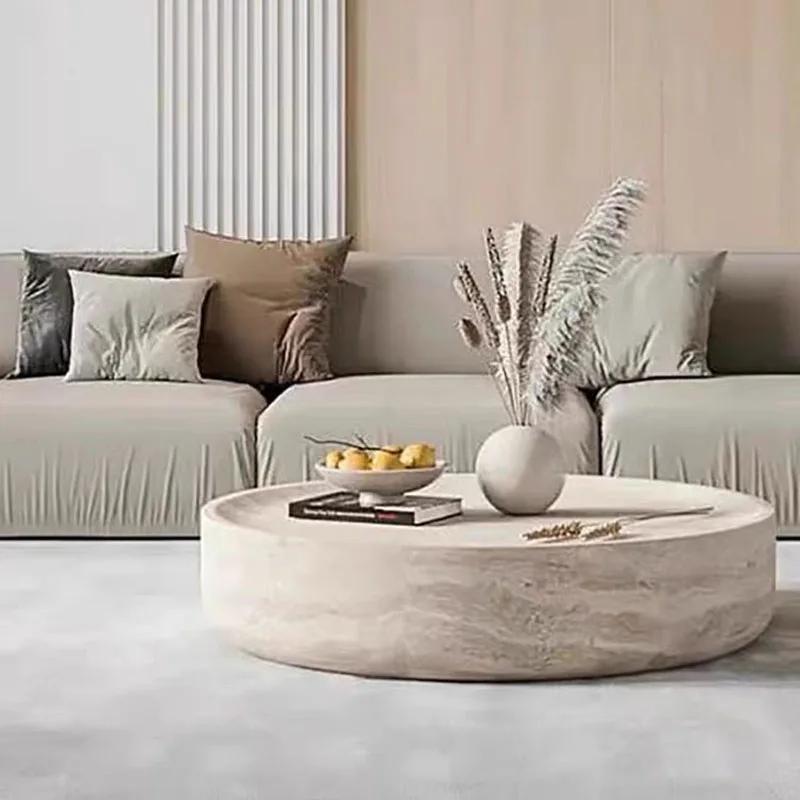 Table d'appoint ronde moderne claire japonaise industrielle Simple mignon gain de place Table basse
