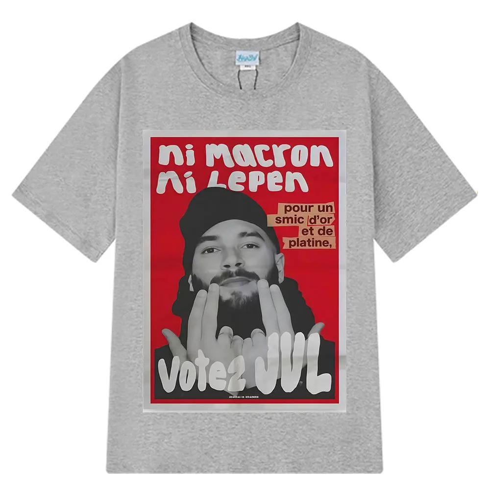 T-shirts graphiques tendance JUL du rappeur français pour hommes et femmes, T-shirt hip-hop à manche