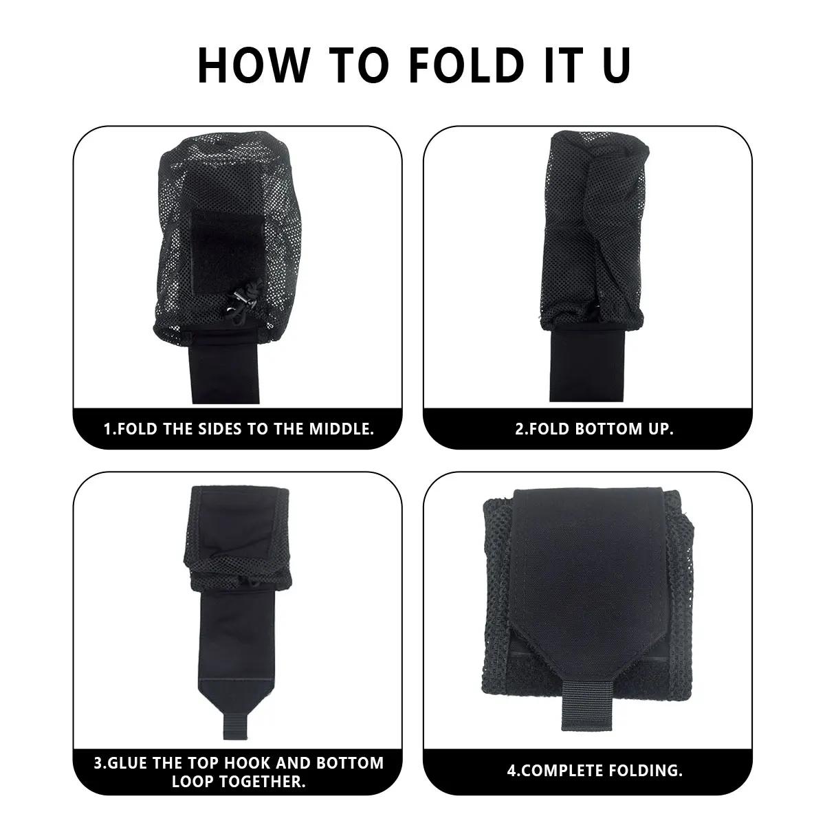 EDC Dull-Sacs de chasse pliables pour le sport en plein air, mini filet de poche, sacs de décharge e