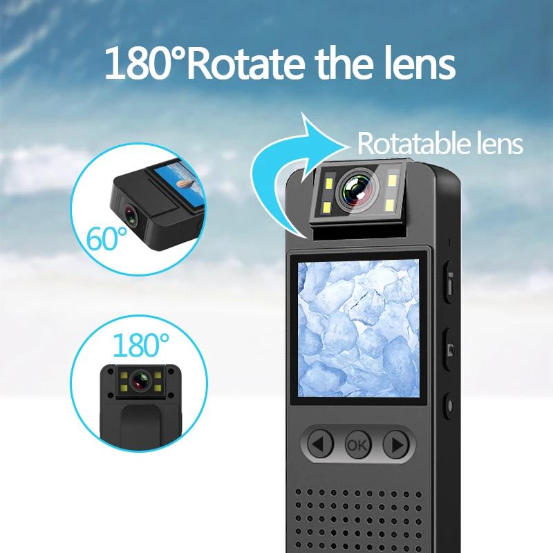 Enregistreur d'application de la loi de la Police 1080P, Vision nocturne infrarouge haute définition
