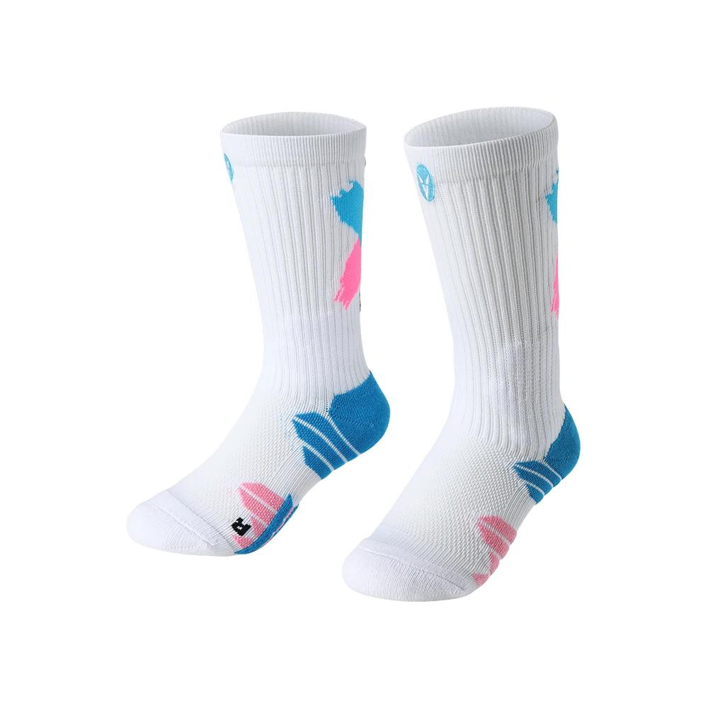Chaussettes de basket-ball épaisses et respirantes pour enfants, longueur d'équipage, antidérapantes