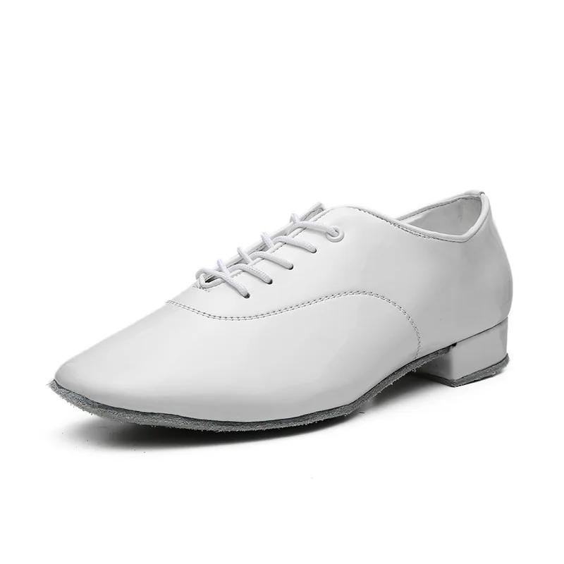 Chaussures de danse latine professionnelles homme - Tango salsa jazz talon 2.5 cm