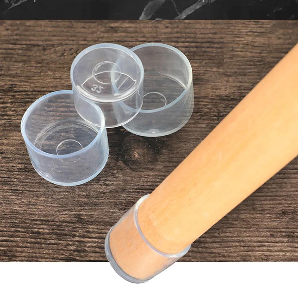 16 pièces couvre-pieds de chaise couvre-pieds de chaise en caoutchouc pieds protecteur Pad meubles T