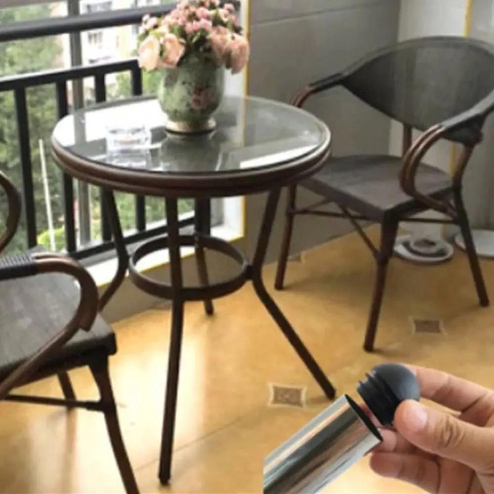 Embouts de Pieds de Meubles Ronds, Coussinets d'Insertion, Bouchons en Plastique pour Pieds de Table