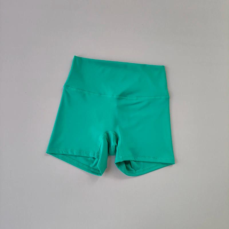 Shorts yoga élastiques séchage rapide taille haute - Moulants levage hanches sensation nude sport