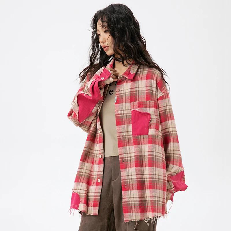 Chemise rayée rose élégante de luxe pour femmes, chemisiers à la mode, vêtements populaires coréens,