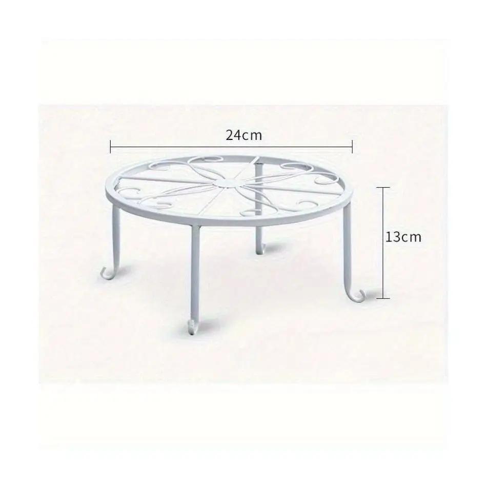 Support de Pot de fleur en métal, 1 pièce, support de plante en fonte robuste, grand support de Pot