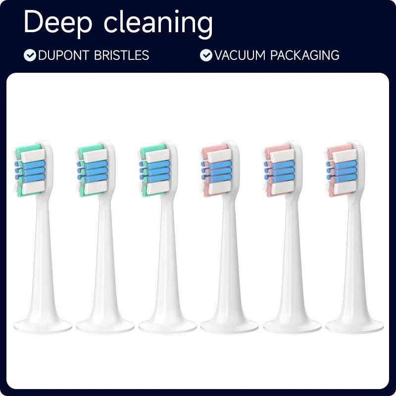 Têtes de brosse de rechange pour MJIA T300/T500/T700, brosses à dents électriques soniques à poils s
