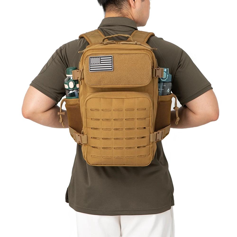 25L sac à dos tactique sac extérieur pour Fitness MOLLE sac à dos GYM pour femmes/hommes EDC randonn
