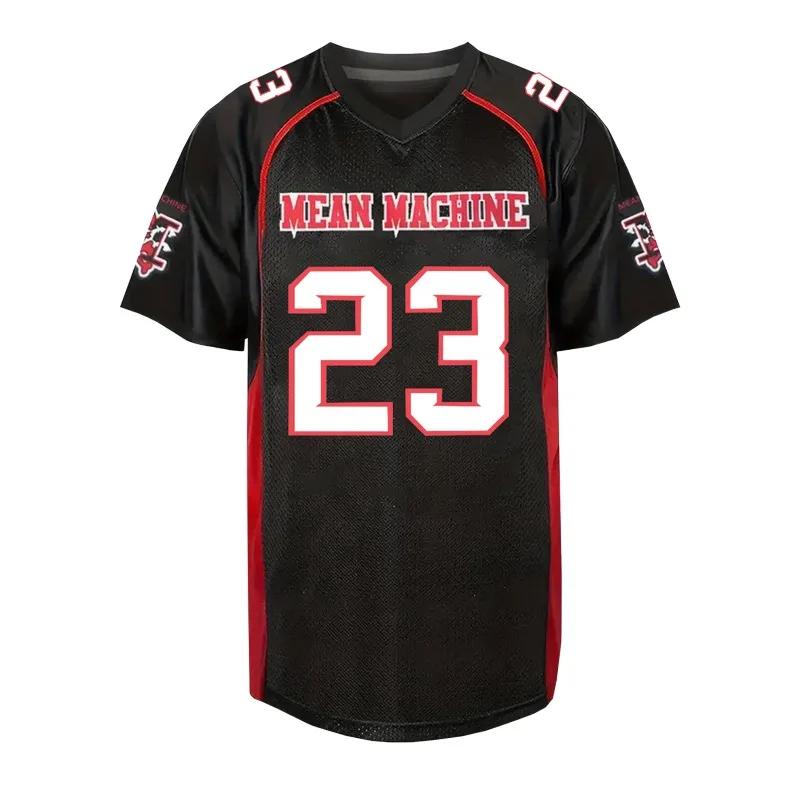 Hommes # 13 # 23 # X # 18 maillot de Football américain brodé chemise personnalisée respirante MEAN