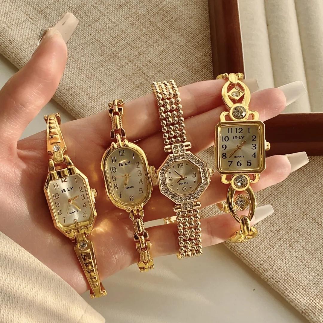 Femmes montres Top marque de luxe montres dames mode or Bracelet montre femme élégante horloge femme