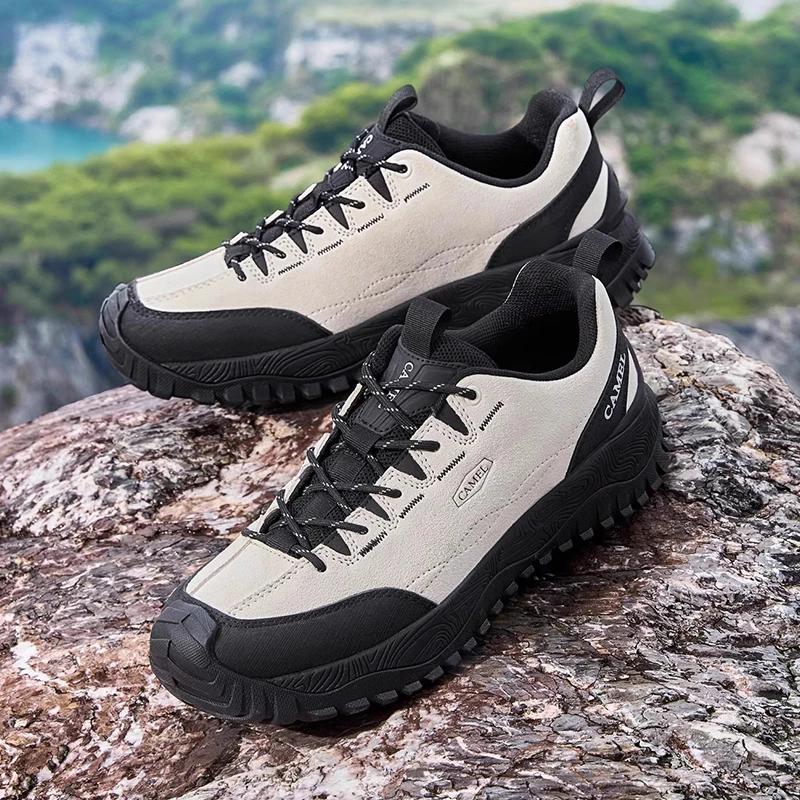 GOLDEN CAMEL chaussures de randonnée pour hommes anti-dérapant urbain chaussures d'alpinisme en plei