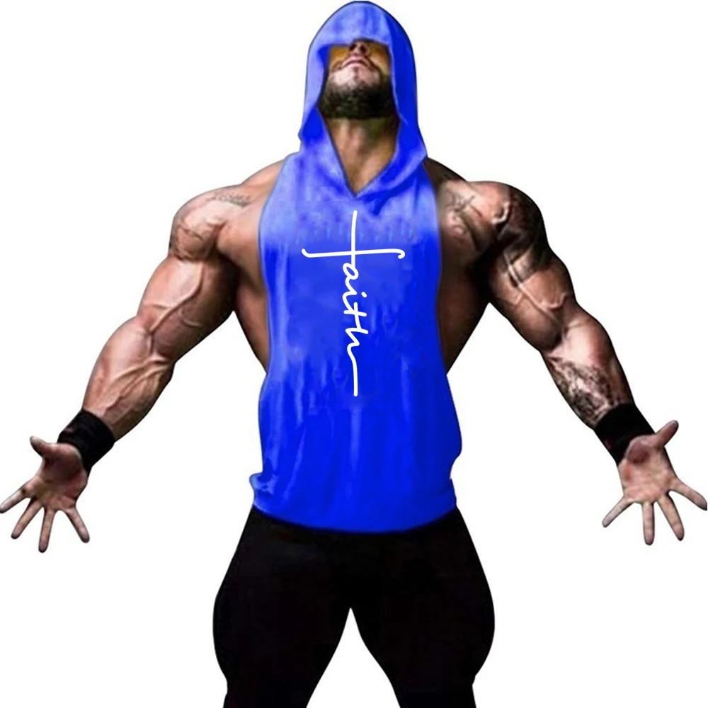 Gilet de sport musculaire pour homme, haut de fitness sans manches, gilet de course décontracté, con