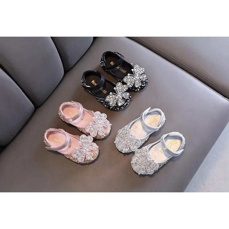 Chaussures simples pour enfants printemps-été, version enfant, chaussures de danse pour filles avec