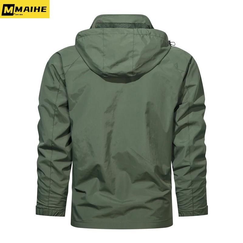 Camping randonnée veste hommes printemps automne Sports de plein air manteaux respirants escalade Tr